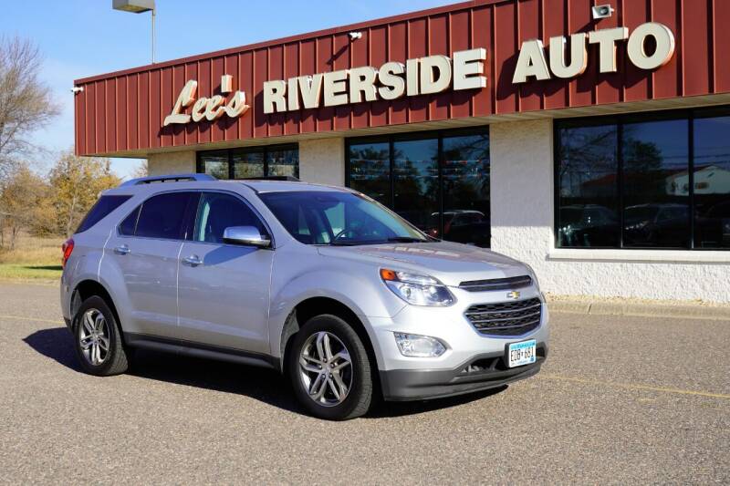 2016 Chevrolet Equinox for sale at Lee's Riverside Auto in Elk River MN