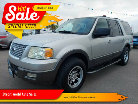 2004 Ford Expedition for sale at Credit World Auto Sales in Fresno CA