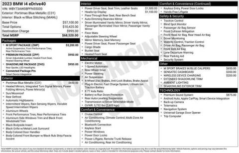 2023 BMW i4 eDrive40 Gran Coupe