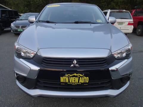 2017 Mitsubishi Outlander Sport for sale at MOUNTAIN VIEW AUTO in Lyndonville VT