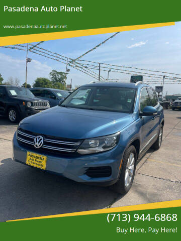 2017 Volkswagen Tiguan for sale at Pasadena Auto Planet in Houston TX