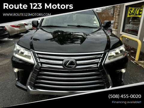 2016 Lexus LX 570 for sale at Route 123 Motors in Norton MA