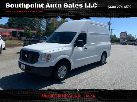 2018 Nissan NV for sale at Southpoint Auto Sales LLC in Greensboro NC