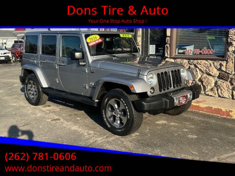 2016 Jeep Wrangler Unlimited for sale at Dons Tire & Auto in Butler WI