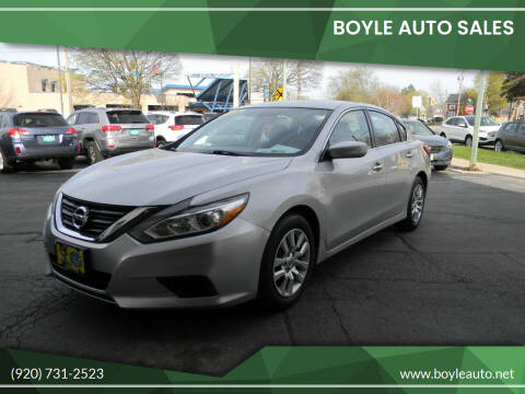 2016 Nissan Altima for sale at Boyle Auto Sales in Appleton WI