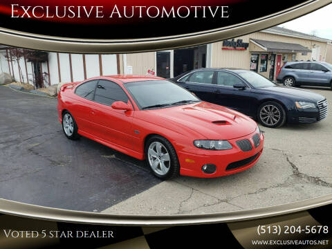 2005 Pontiac GTO for sale at Exclusive Automotive in West Chester OH