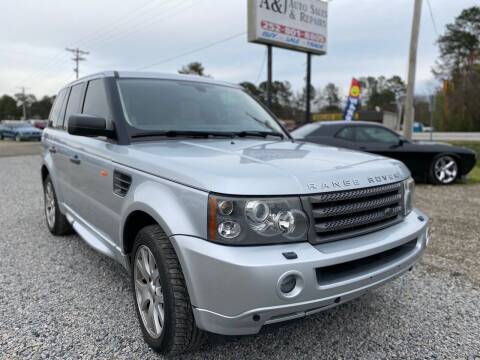 2008 Land Rover Range Rover Sport for sale at A&J Auto Sales & Repairs in Sharpsburg NC
