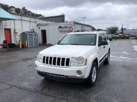 2005 Jeep Grand Cherokee for sale at AutoPro Virginia LLC in Virginia Beach VA