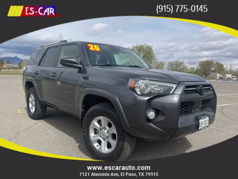 2020 Toyota 4Runner for sale at Escar Auto in El Paso TX