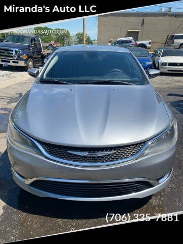 2015 Chrysler 200 for sale at Miranda's Auto LLC in Commerce GA