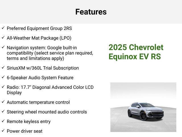 2025 Chevrolet Equinox EV RS
