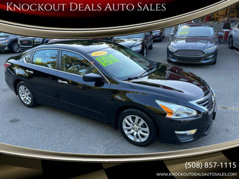 2015 Nissan Altima for sale at Knockout Deals Auto Sales in West Bridgewater MA