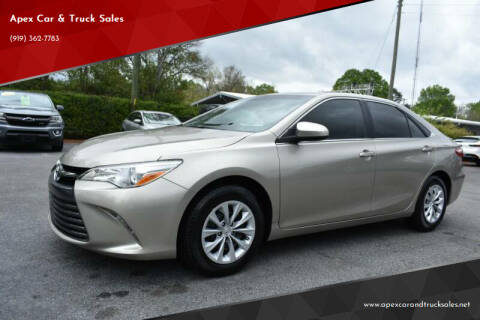 2015 Toyota Camry for sale at Apex Car & Truck Sales in Apex NC