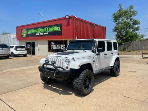 2012 Jeep Wrangler Unlimited for sale at Southwest Sports & Imports in Oklahoma City OK