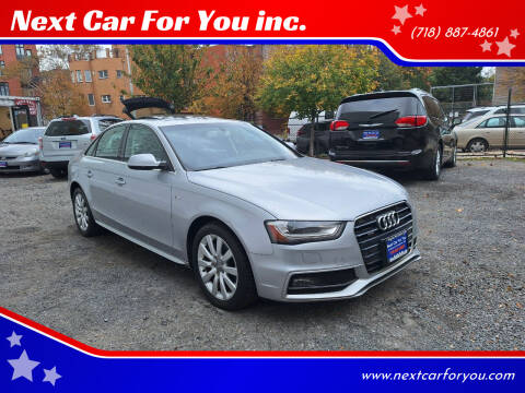 2015 Audi A4 for sale at Next Car For You inc. in Brooklyn NY