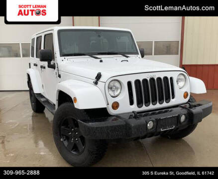 2012 Jeep Wrangler Unlimited for sale at SCOTT LEMAN AUTOS in Goodfield IL