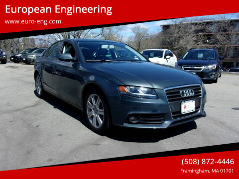 2011 Audi A4 for sale at European Engineering in Framingham MA