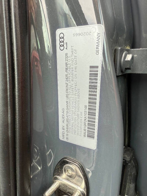 2019 Audi S3 2.0T quattro Premium Plus