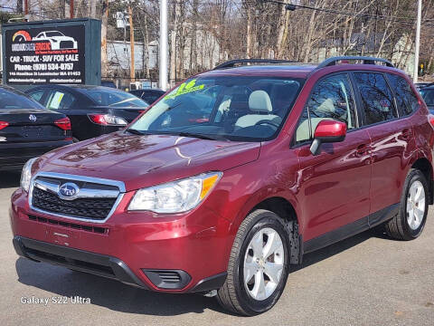 2016 Subaru Forester for sale at United Auto Sales & Service Inc in Leominster MA