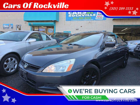 2006 Honda Accord for sale at Cars Of Rockville in Rockville MD