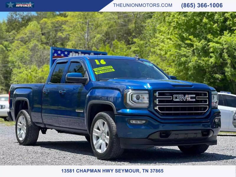 2016 GMC Sierra 1500 for sale at Union Motors in Seymour TN