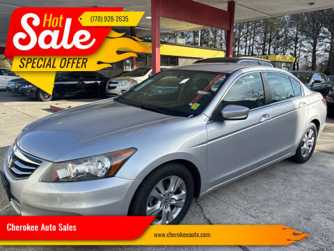 2012 Honda Accord for sale at Cherokee Auto Sales in Acworth GA