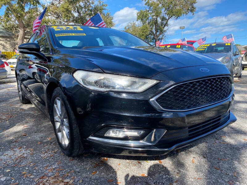 2017 Ford Fusion for sale at AFFORDABLE AUTO SALES OF STUART in Stuart FL