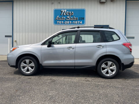 2015 Subaru Forester for sale at NESS AUTO SALES in West Fargo ND