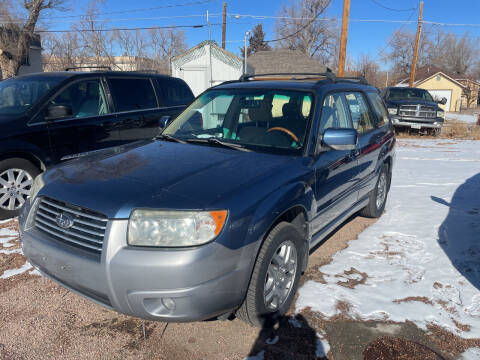 2008 Subaru Forester for sale at PYRAMID MOTORS AUTO SALES in Florence CO