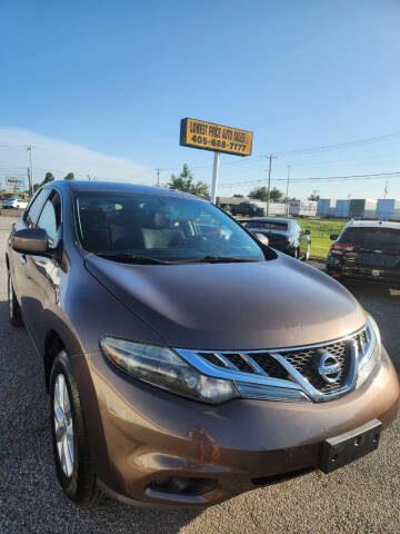 2014 Nissan Murano for sale at LOWEST PRICE AUTO SALES, LLC in Oklahoma City OK