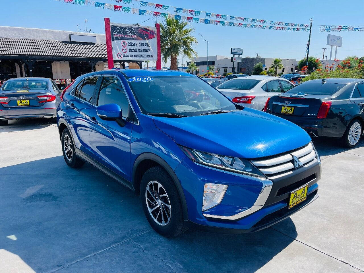 Blue 2020 Mitsubishi Eclipse Cross ES ES 4dr Crossover 1