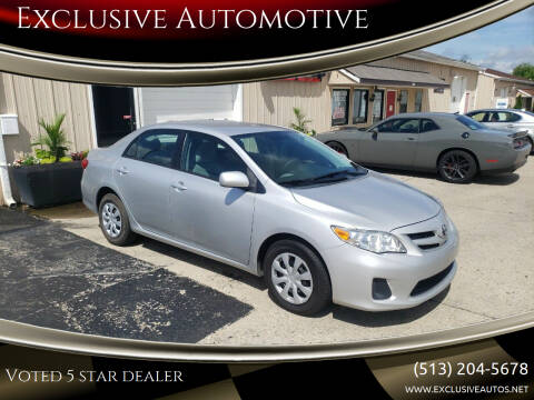 2011 Toyota Corolla for sale at Exclusive Automotive in West Chester OH
