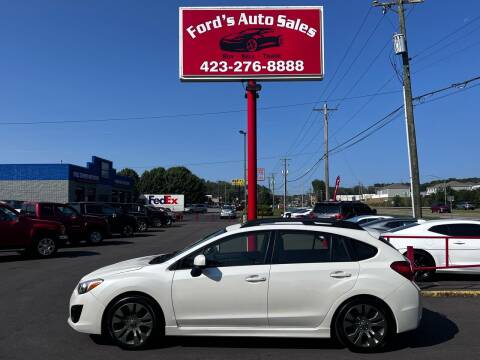 2014 Subaru Impreza for sale at Ford's Auto Sales in Kingsport TN