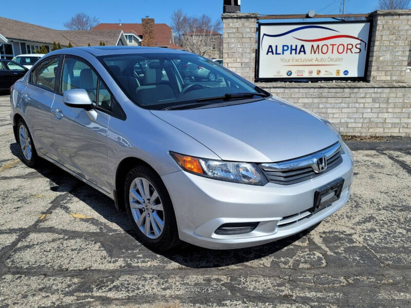2012 Honda Civic for sale at Alpha Motors in New Berlin WI