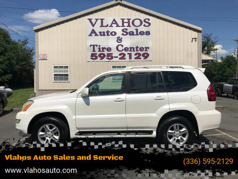 2004 Lexus GX 470 for sale at Vlahos Auto Sales and Service in Walkertown NC