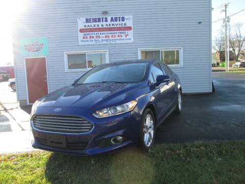 2014 Ford Fusion for sale at Heights Auto Sales in Peoria Heights IL