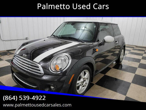 2013 MINI Hardtop for sale at Palmetto Used Cars in Piedmont SC