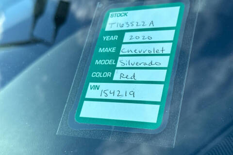 2020 Chevrolet Silverado 1500