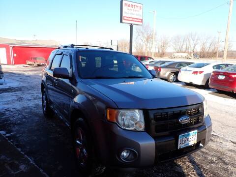 2008 Ford Escape for sale at Marty's Auto Sales in Savage MN
