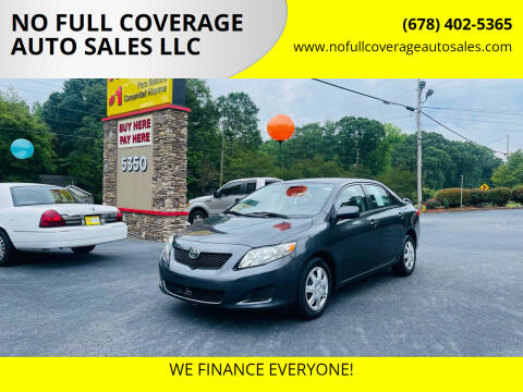 2010 Toyota Corolla for sale at NO FULL COVERAGE AUTO SALES LLC in Austell GA
