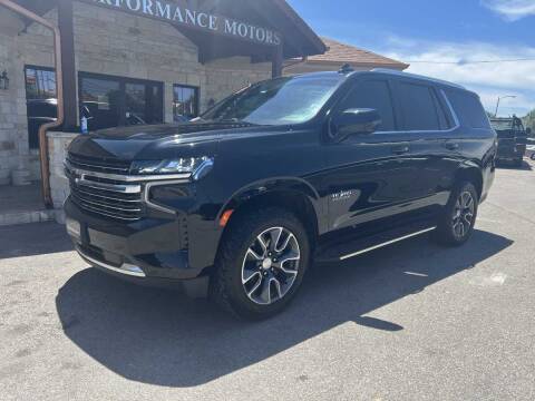 2021 Chevrolet Tahoe for sale at Performance Motors Killeen Second Chance in Killeen TX