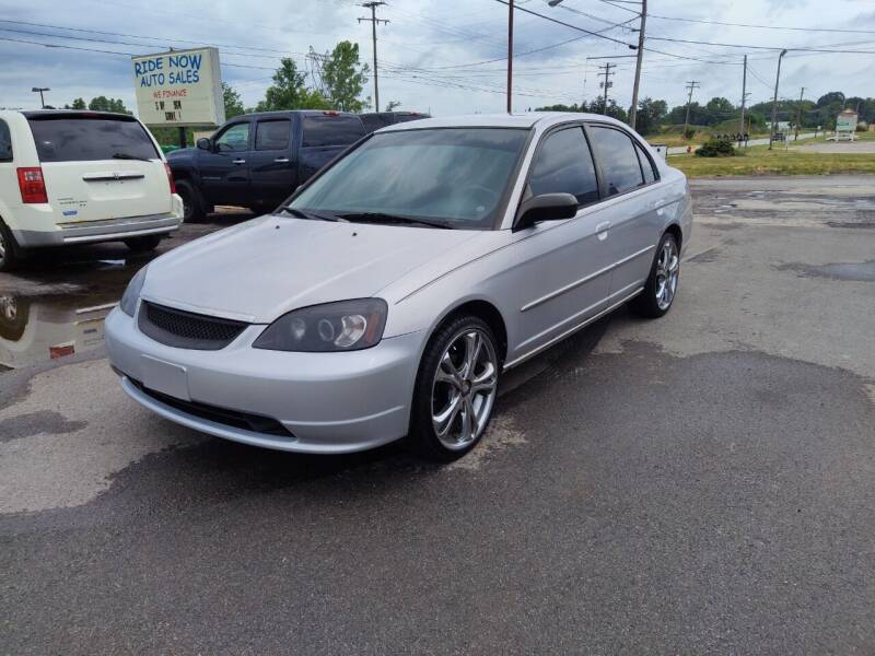 2002 Honda Civic for sale at RIDE NOW AUTO SALES INC in Medina OH