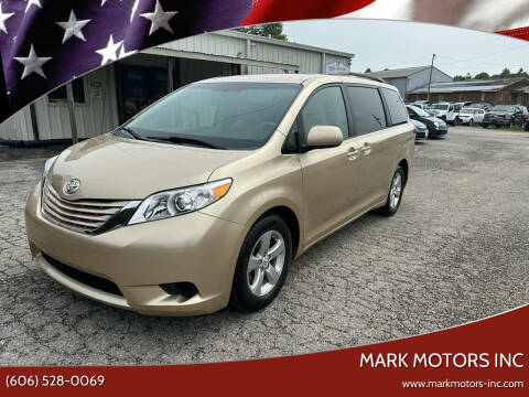 2012 Toyota Sienna for sale at Mark Motors Inc in Gray KY