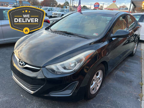 2014 Hyundai Elantra for sale at Aiden Motor Company in Portsmouth VA