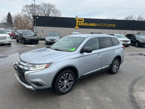 2017 Mitsubishi Outlander for sale at PAPERLAND MOTORS in Green Bay WI