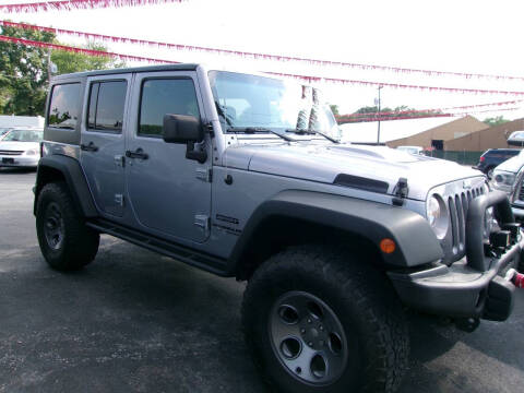 2015 Jeep Wrangler Unlimited for sale at River City Auto Sales in Cottage Hills IL