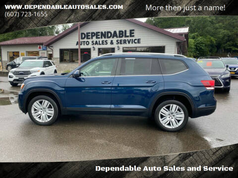 2018 Volkswagen Atlas for sale at Dependable Auto Sales and Service in Binghamton NY