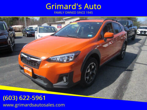 2018 Subaru Crosstrek for sale at Grimard's Auto in Hooksett NH