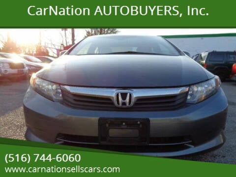 2012 Honda Civic for sale at CarNation AUTOBUYERS Inc. in Rockville Centre NY