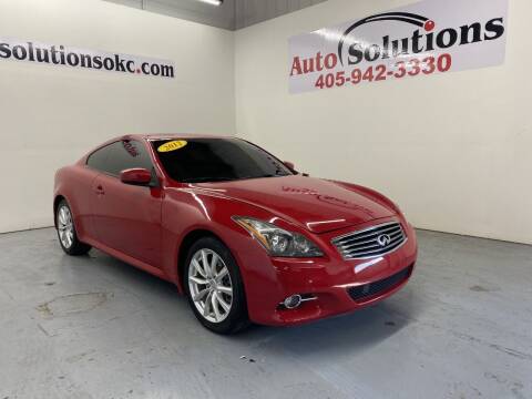 2012 Infiniti G37 Coupe for sale at Auto Solutions in Warr Acres OK